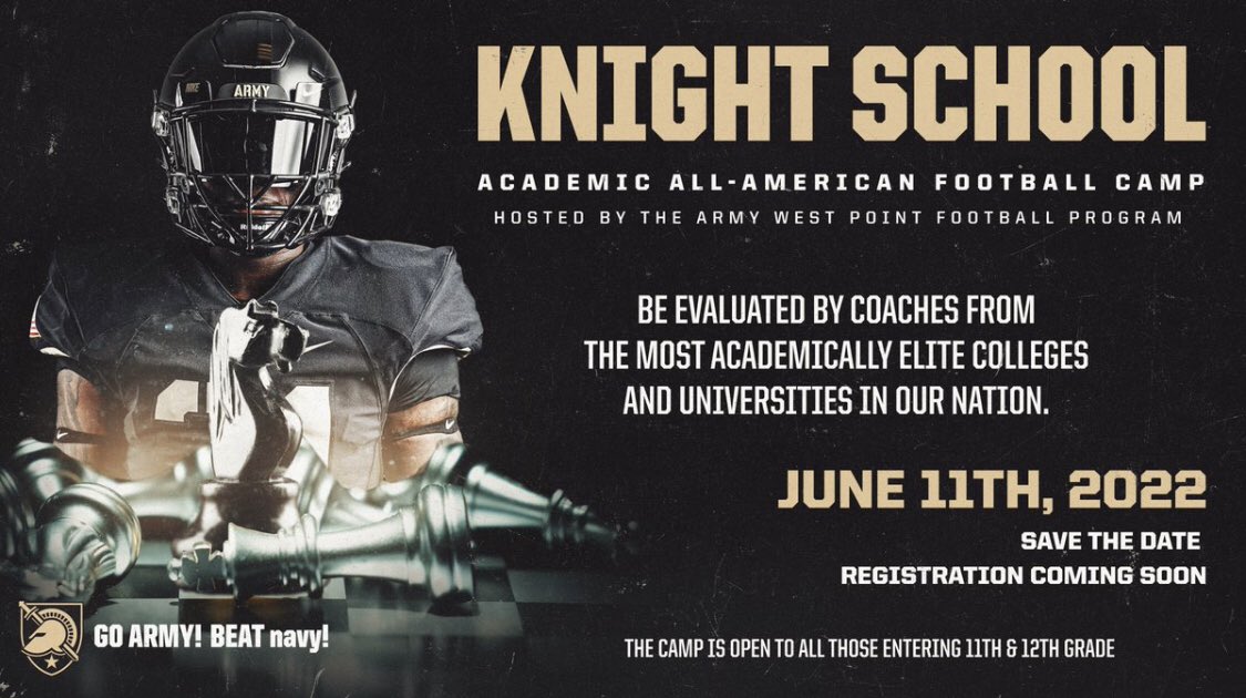 Appreciate The Invite!! <a href="/TheBecaPerez/">Beca Perez</a> <a href="/ArmyWP_Football/">Army Football</a> <a href="/CSmithScout/">Chris Smith</a> <a href="/CommandoFB/">Commando Football</a>