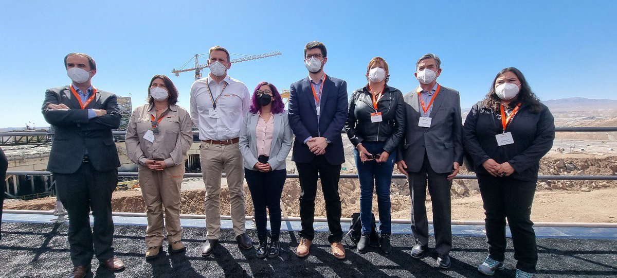 MinMineria_cl's tweet photo. 🔸 #AgendaMinería | Esta mañana, el subsecretario de #Minería, @willykracht, participó en la inauguración de Planta Concentradora de Spence #SierraGorda, junto a global CEO @bhp @Sernageomin @Seremimineria y delegada presidencial #Antofagasta @karenbehrensn 🇨🇱 https://t.co/d9NjYo4dRl