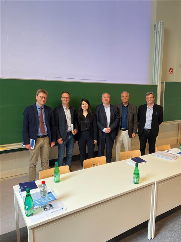 CMHafner's tweet photo. Congratulations to Linqi Wang for her PhD in #financial #econometrics and #quantitative #finance at @UCLouvain_be. Amazing job. On to some new horizons in Cambridge. We'll miss you! https://t.co/vV8yCZGnz7