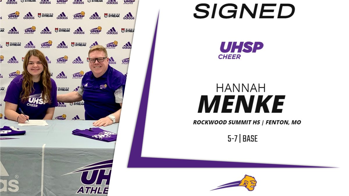 UHSPEutectics's tweet photo. UHSP Cheer has signed Hannah Menke of Fenton, Mo., for 2022-23!
https://t.co/a8BqCmpQ71
#EutsCheer #UHSPAthletics #WelcomeToUHSP @stluhspcheer @Hannah78947676 https://t.co/1XClu2Hrxi