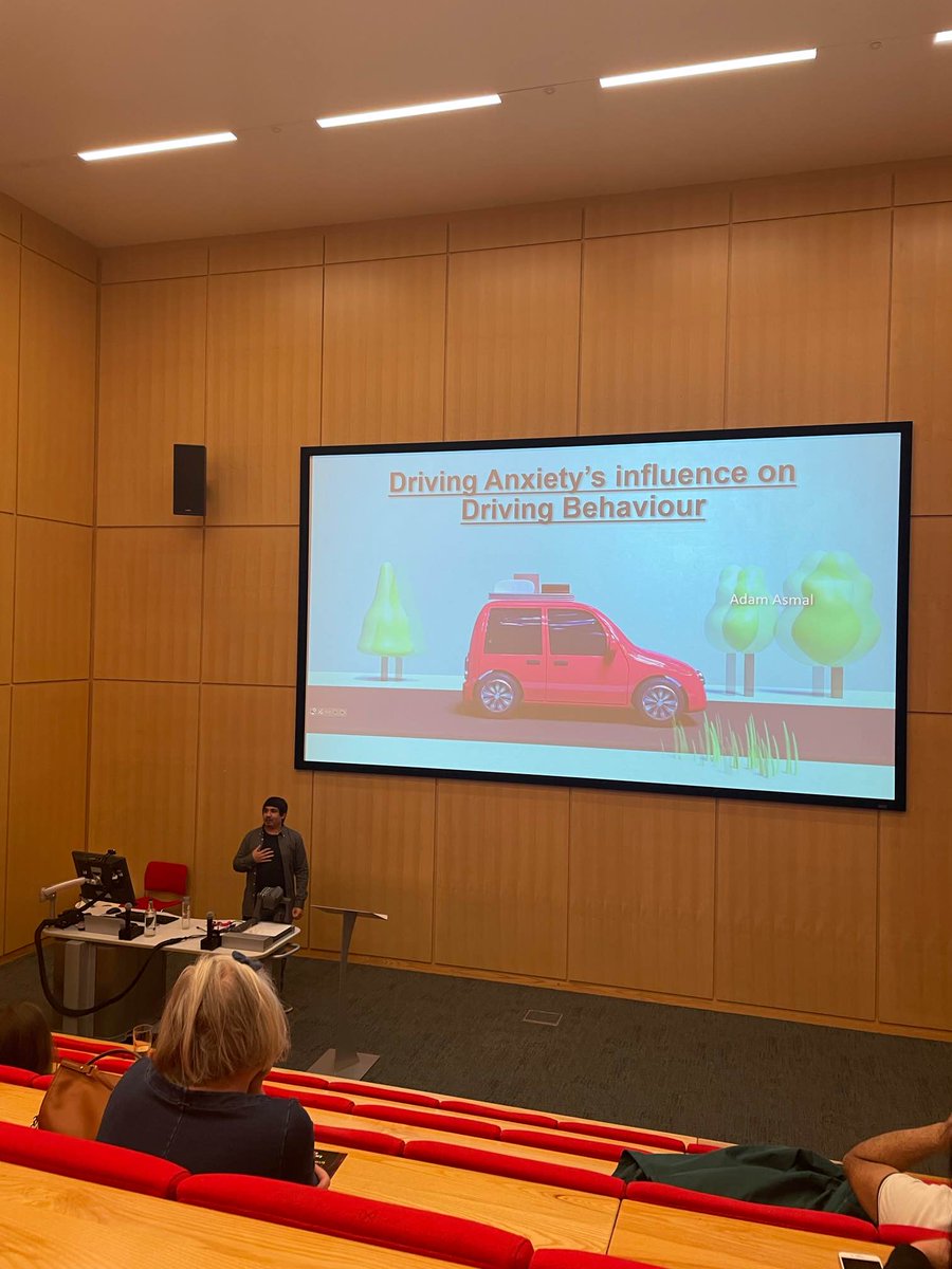 DrAdamAsmal's tweet photo. Thank you @NTSUvpPG and the NTSU team for providing a platform for my first in person conference. Extremely happy the interest in Transport Psychology and Driving Anxiety. Thanks @VPPetya for your guidance and developing my confidence. Here's to many more! https://t.co/YNsycn2lIt
