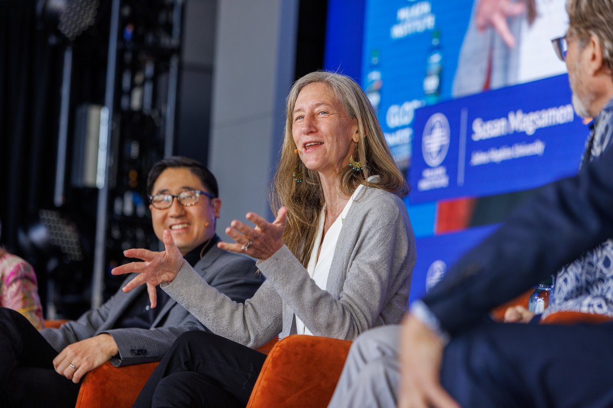 MilkenInstitute's tweet photo. "Music has been relegated to the realm of entertainment, but the real basis of music is related to how we survive as a species...The brain was hardwired to extract patterns from sound." https://t.co/6eCjKWQVhK