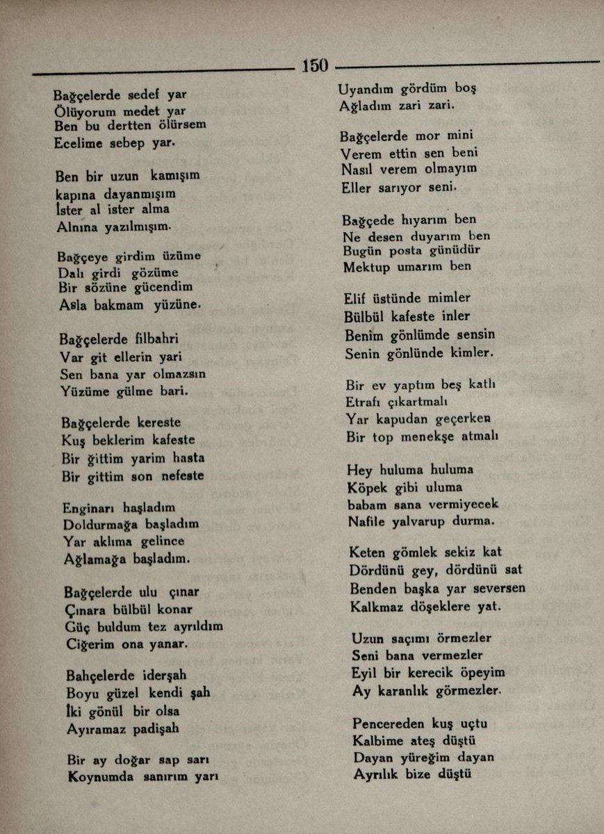 daciraki's tweet photo. Bursa'da 1936'da derlenmiş manilerden örnekler.
#Maniler
#BursaManileri https://t.co/6mjHR8g4JP