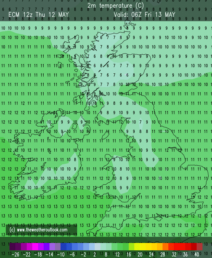 UKWXUpdates's tweet photo. Good evening guys tonight's weather it's a #mider one with temperatures between 7-11c for most with more cloud round also brisk #winds from the Southwest #RT @MetRyan96 @Official_WXUK @XtremeUKWeather @upthesaints2022 @DorsetSnow @Met4CastUK https://t.co/iC5kvQdz5L