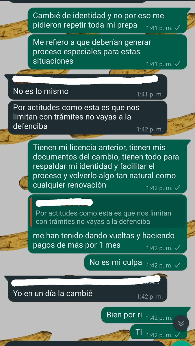Al contrario, son estas actitudes pasivas las que nunca nos llevarán a un mejor futuro para las personas trans. 
Merecemos procesos libres de cargas emocionales innecesarias y de gastos injustificados.