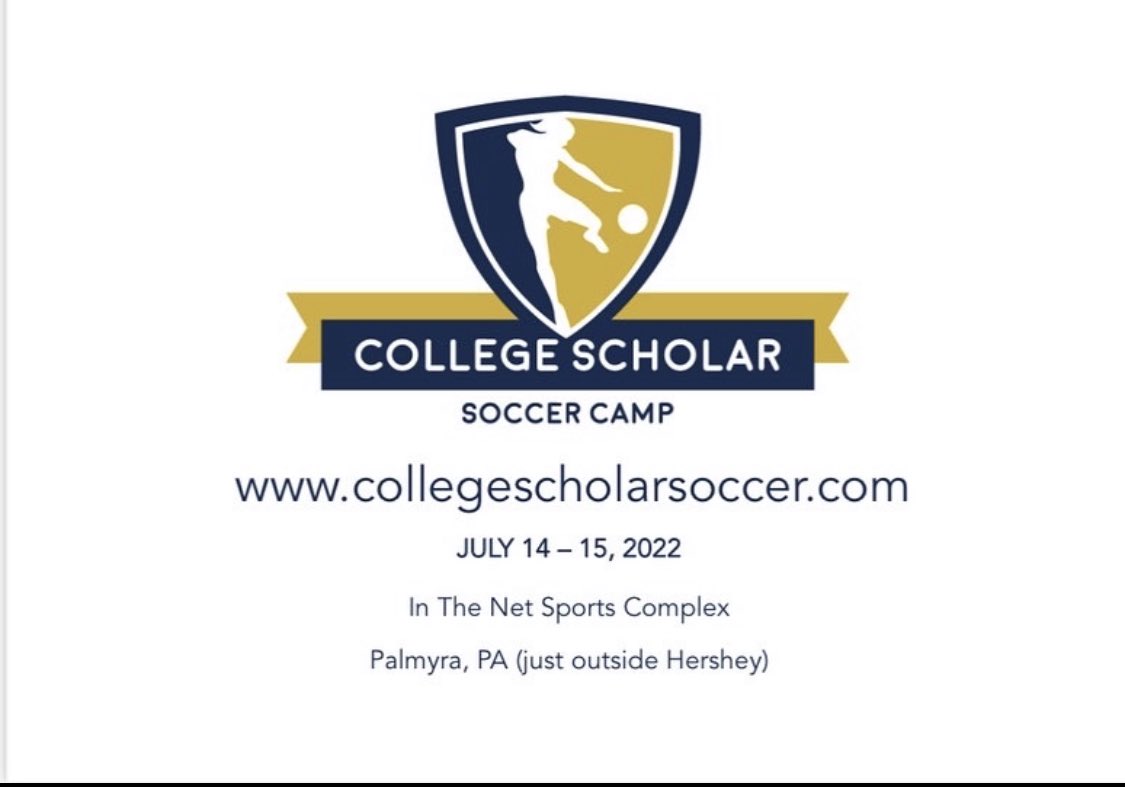 cssoccercamp's tweet photo. Goalkeepers are wait listed! Spots are filling up fast for field players! Sign up today to wok with and be evaluated by some great coaches at great high academic institutions #soccercamp #soccercampseason #cssc22 #signuptoday https://t.co/jrnXqFg3Hg