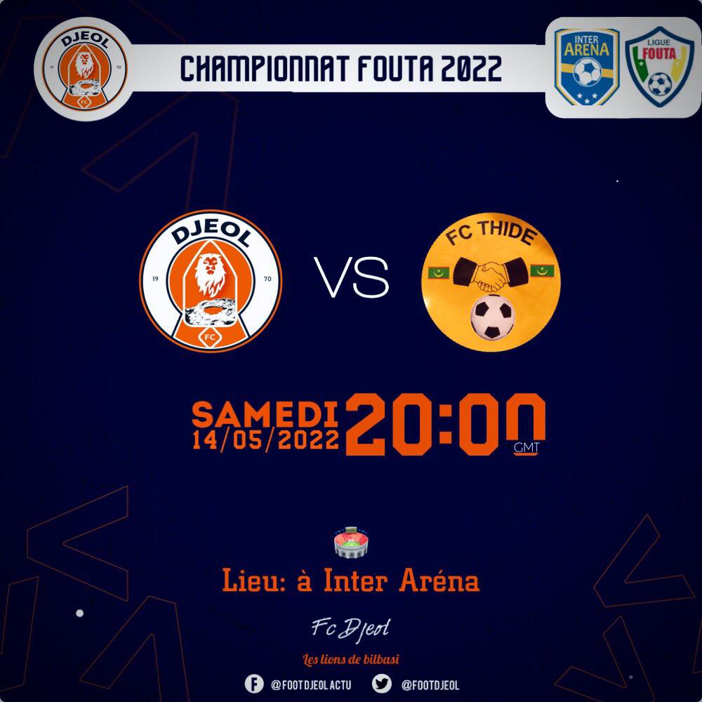 FootDjeol's tweet photo. Dernière journée Championnat Fouta Inter Arena. https://t.co/EkVK90pVVr