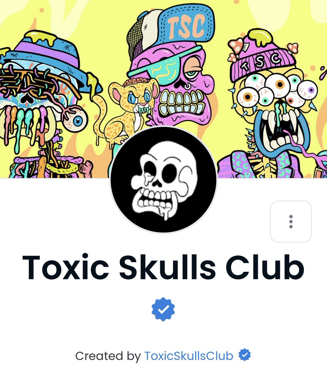 Blue Chip ✅

<a href="/ToxicSkullsClub/">Toxic Skulls Club</a> #opensea #toxicskulls #nft #nftcommunity #toxictakeover #tsc #nftproject #bayc #mayc #Toxicfollowtoxic