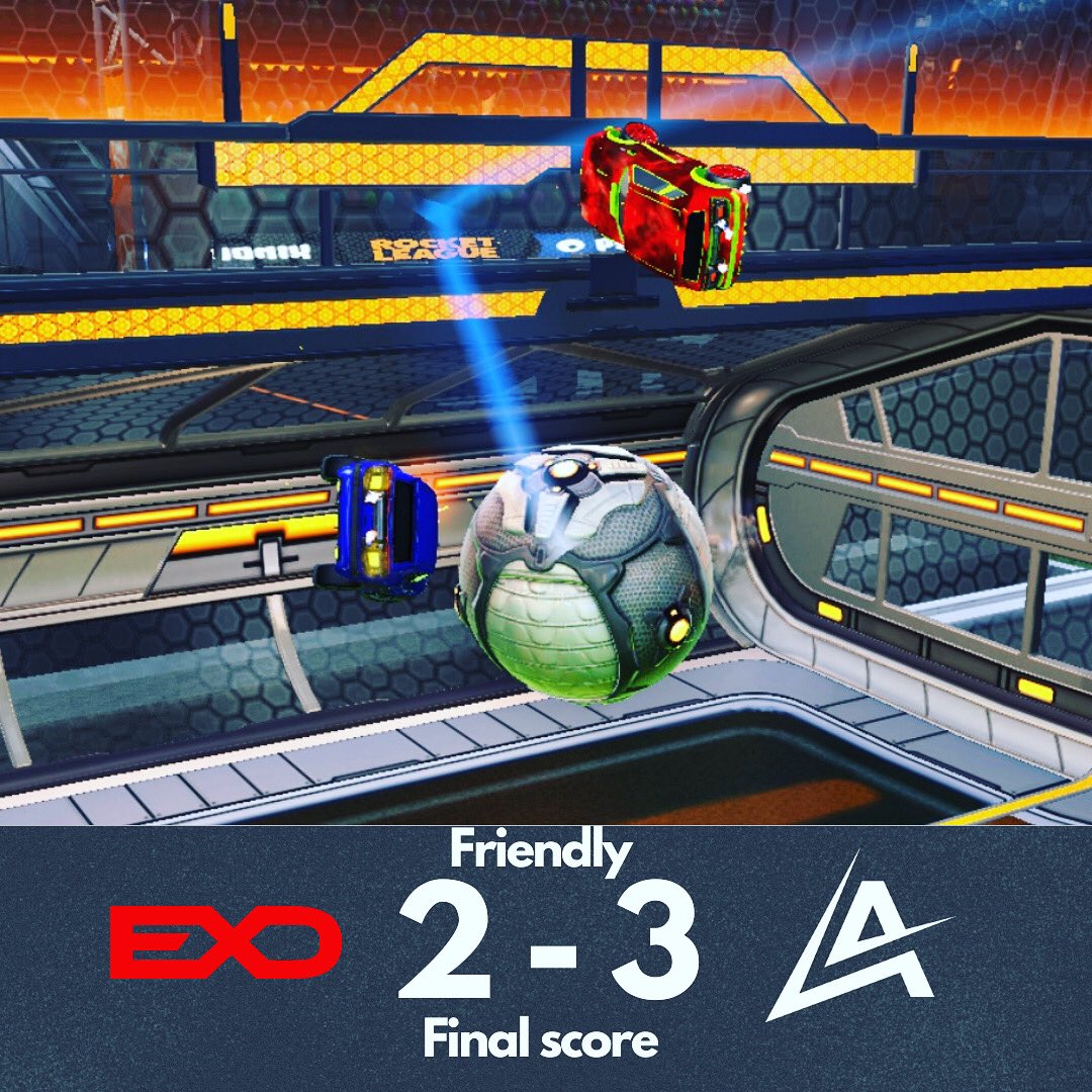 EXO_rl_team's tweet photo. Despite taking an early 2-1 lead, Exo fall to Atlantis after a super sub from Atlantis. Great game for the team, gaining experience against teams in the higher divisions. #exo https://t.co/eGa8gUdhhg