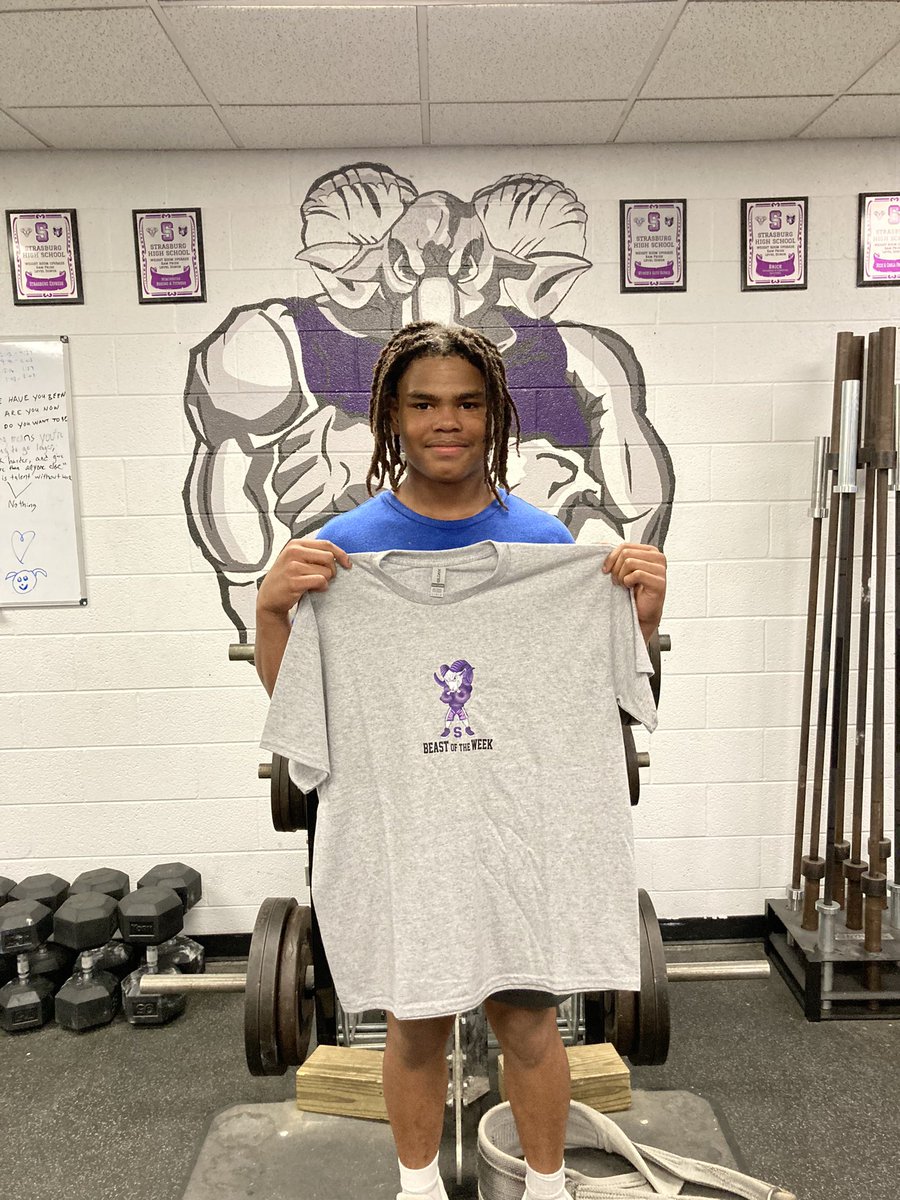 tripplamb's tweet photo. Congrats to “Bear” on being this weeks BEAST of the WEEK.  Looking forward to 4 more years with him in our program! https://t.co/T3XeZxPOUT