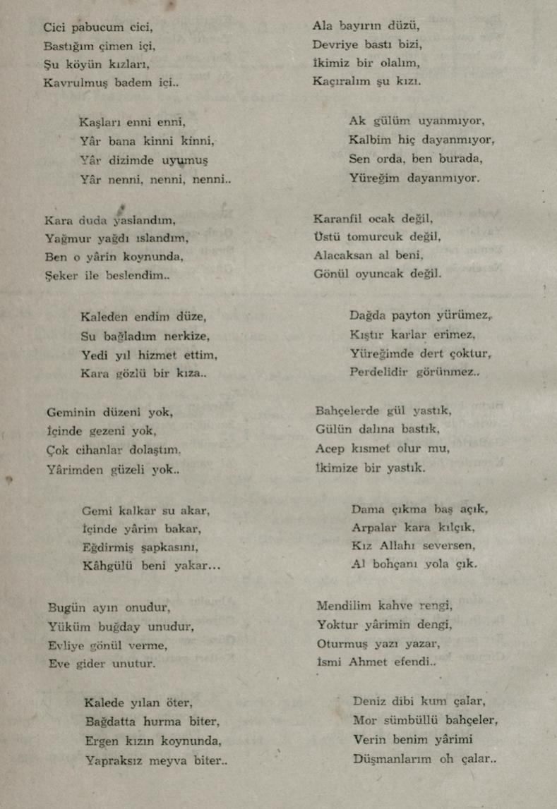 daciraki's tweet photo. Adana Ceyhan'da 1941 yılında derlenmiş manilerden birkaç örnek:
#Maniler
#CeyhanManileri https://t.co/UTp0m20zsu