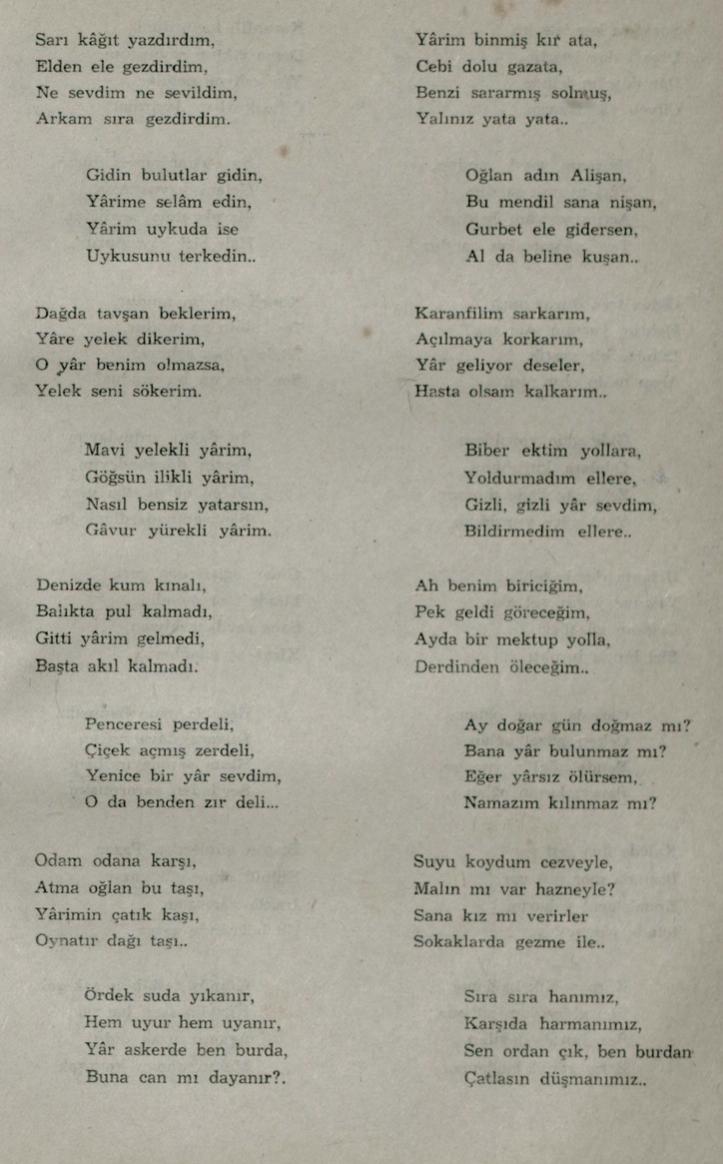 daciraki's tweet photo. Adana Ceyhan'da 1941 yılında derlenmiş manilerden birkaç örnek:
#Maniler
#CeyhanManileri https://t.co/UTp0m20zsu
