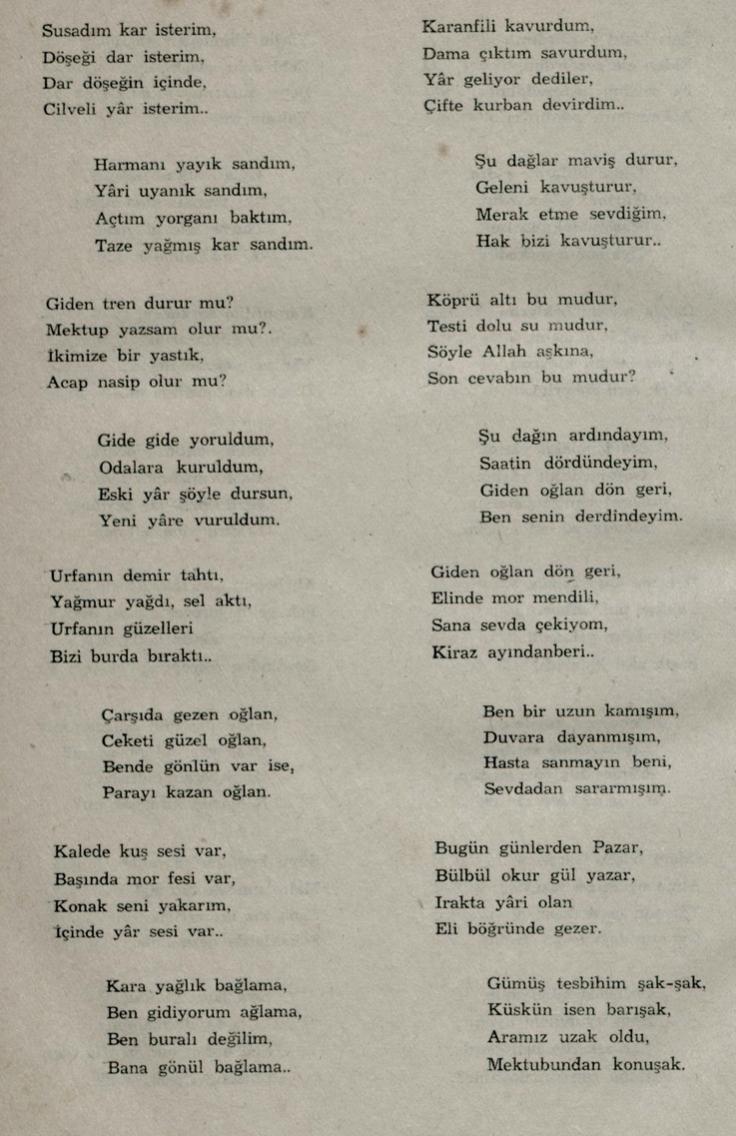daciraki's tweet photo. Adana Ceyhan'da 1941 yılında derlenmiş manilerden birkaç örnek:
#Maniler
#CeyhanManileri https://t.co/UTp0m20zsu