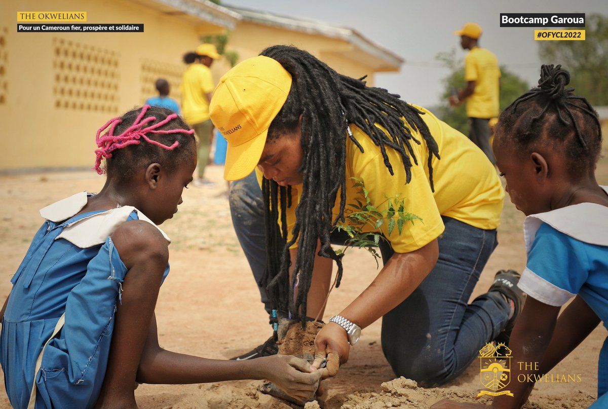 theokwelians's tweet photo. In Gashiga, we didn't just plant trees. We are convinced that our action has inspired these future leaders about the obligation we all have to renaturalise our environment.

#BootcampGaroua
#OFYCL2022
#TheOkwelians
#Cameroon https://t.co/2dwi6sw3aM