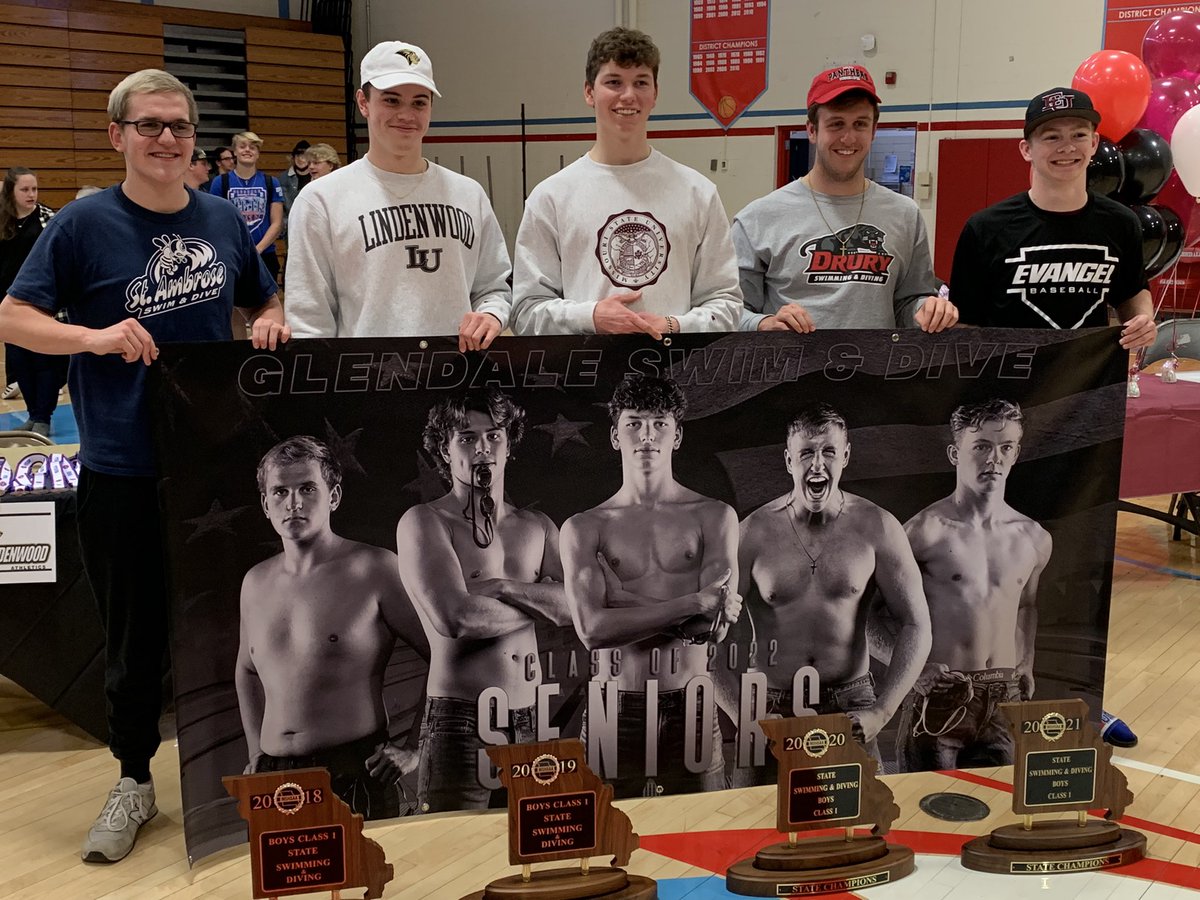 Congrats to our Senior Swimmers walking across the stage today!  Thanks for leading the team.  Your future is bright!