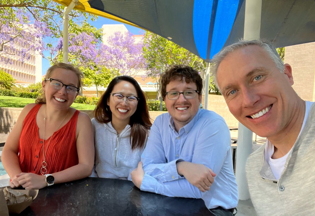 Fun impromptu lunch with some group members today. After all the remote work, appreciate the in-person randomness so much