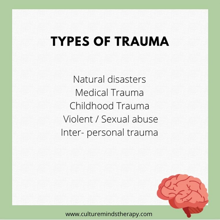 We know that trauma is very common within our community, here is a list of a few types of trauma. #trauma instagr.am/p/Cddnn9_IHCv/