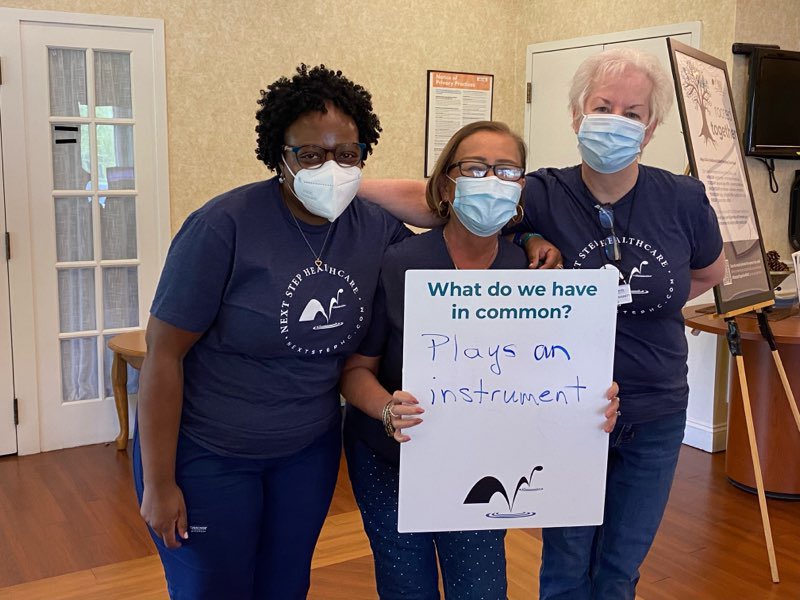 NextStepHC's tweet photo. #TeamWalpole sharing how they are #RootedTogetherNSHC during #NationalSkilledNursingWeek #Teamwork @MassDPH @MLSudders  @ahcancal @mcknightsltcn https://t.co/IYKRI6HW9Z
