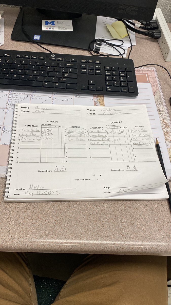 MashpeeTennis's tweet photo. Mashpee falls 2-3 to Middleboro in boys tennis. Great effort from the Falcons 🎾🎾🎾@MashpeeAthletic @TheRichMaclone https://t.co/LEu2GIHvHw