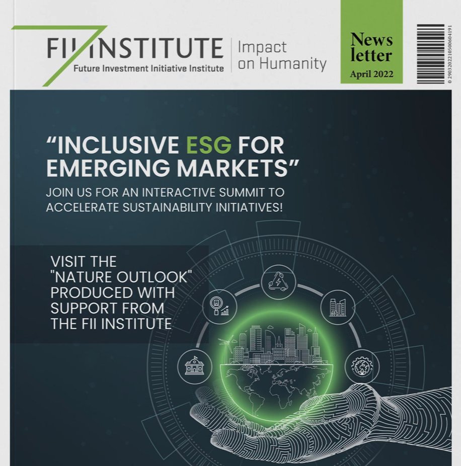 FII Institute announces the release of #April #newsletter, detailing everything from our collaborations to our publications and #podcast interviews with the world’s brightest minds and prominent leaders during April 2022. To subscribe: eepurl.com/hZmjr1