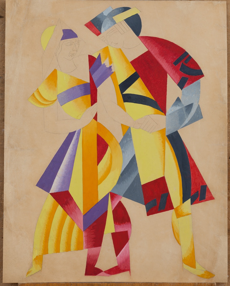 Op de achtenzeventigste dag van Poetins misdadige oorlog tegen de Oekraïense bevolking, is dit het Oekraïense kunstwerk van de dag: kostuumontwerpen van Vadim Meller voor Slovatsky’s drama Mazepa, opgevoerd in Kyiv in 1920. (Over Mazeppa als literair personage later een keer).