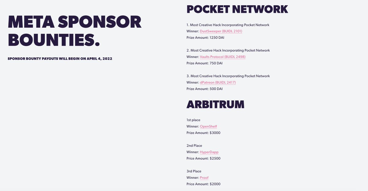 Thank you <a href="/offchain/"></a> and <a href="/ArbitrumNewsDAO/">ANDAO (💙,🧡) 🦇🔊</a> for backing us at <a href="/GetMyProof/">proof</a> with another prize from <a href="/EthereumDenver/">ETHDenver 🏔🦬🦄</a> #BUIDLathon!

Honored by your vote of confidence in what we're BUIDLing to help recognize work &amp; contributors! 

Excited to announce more updates soon! 💃🏽