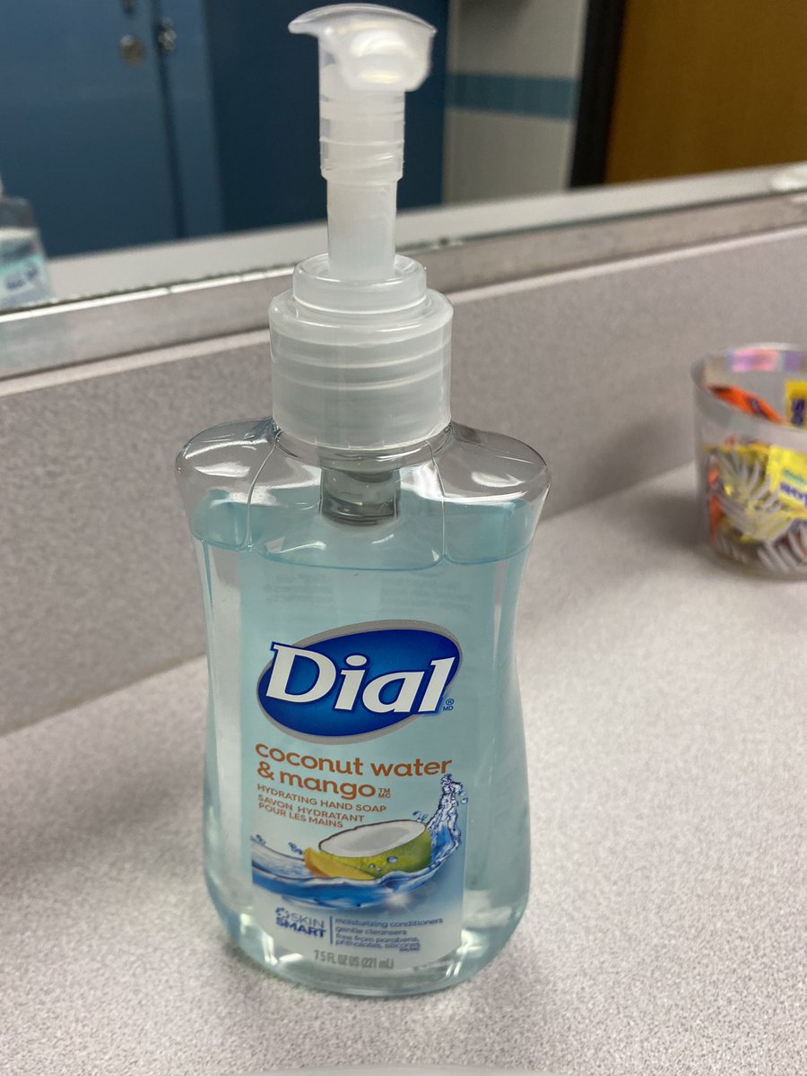 Did you know there’s a secret bathroom fairy @redoakschool that decorates the staff bathrooms with a monthly theme?! And CANDY too! Thank you, mystery person!! Loving the summer theme. ☀️ #D112Teachers #112Leads #RocketsSoar #LosCohetesVuelan