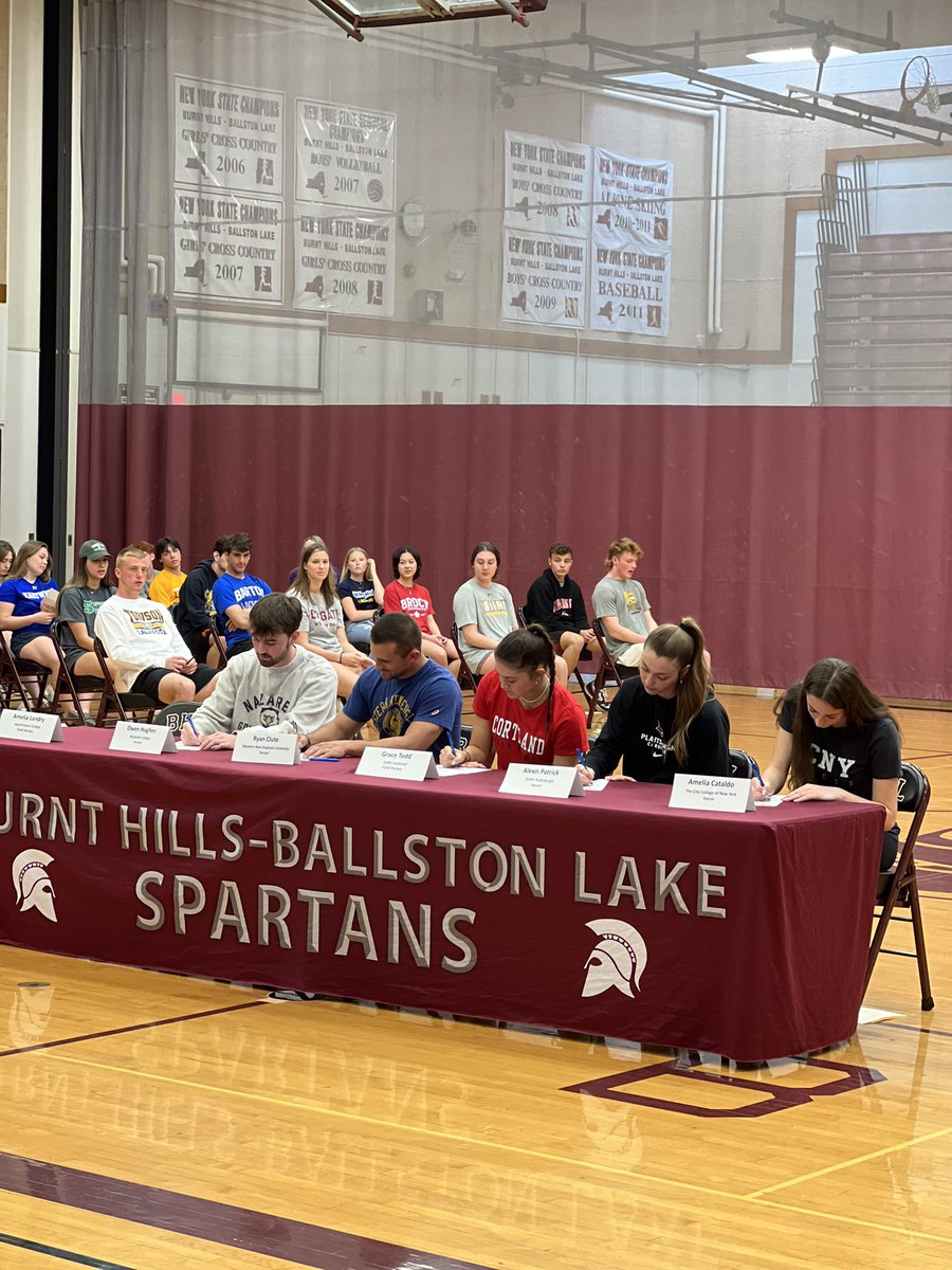 BHBLAthletics's tweet photo. Great Day to Be a Spartan!! 47 athletes moving on to play at the next level. https://t.co/NnzFCxn1wD