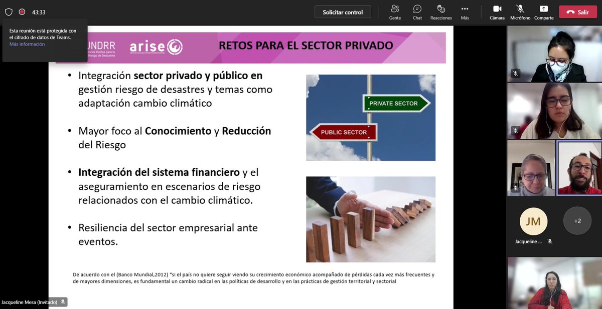 AriseChile's tweet photo. Conocer la experiencia de ARISE Colombia en el desarrollo de sus herramientas e iniciativas de trabajo bajo la colaboración publico privada, nos motiva a nuestro desarrollo permanente y así seguir desarrollando nuestro trabajo de la Mesa público-privada de la @PlataformaRrd https://t.co/VwJZ5c0Cs1