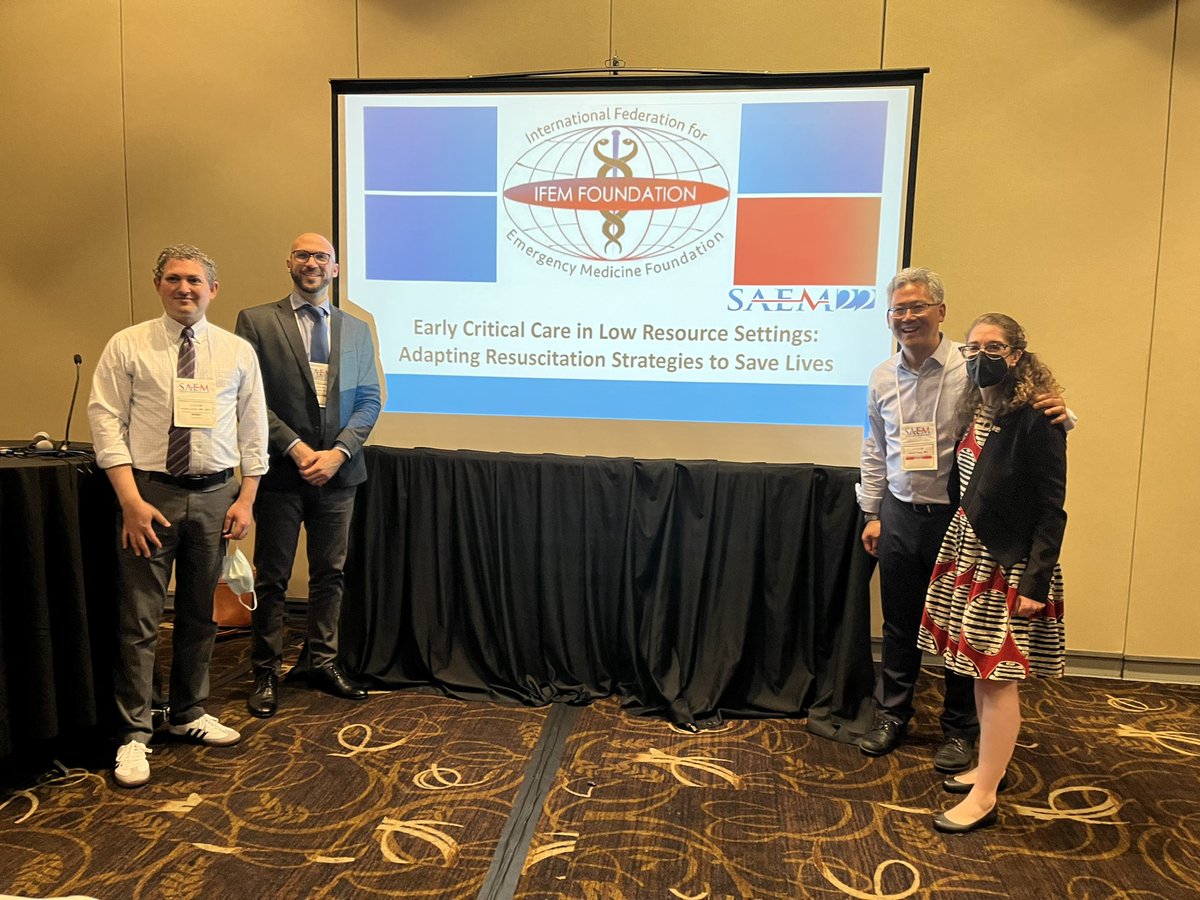 Phenomenal talk of early critical care in LRS sponsored by #IFEMCritCare at #SAEM22! <a href="/apousson/">apousson</a> <a href="/bacharhamade/">Bachar Hamade</a>