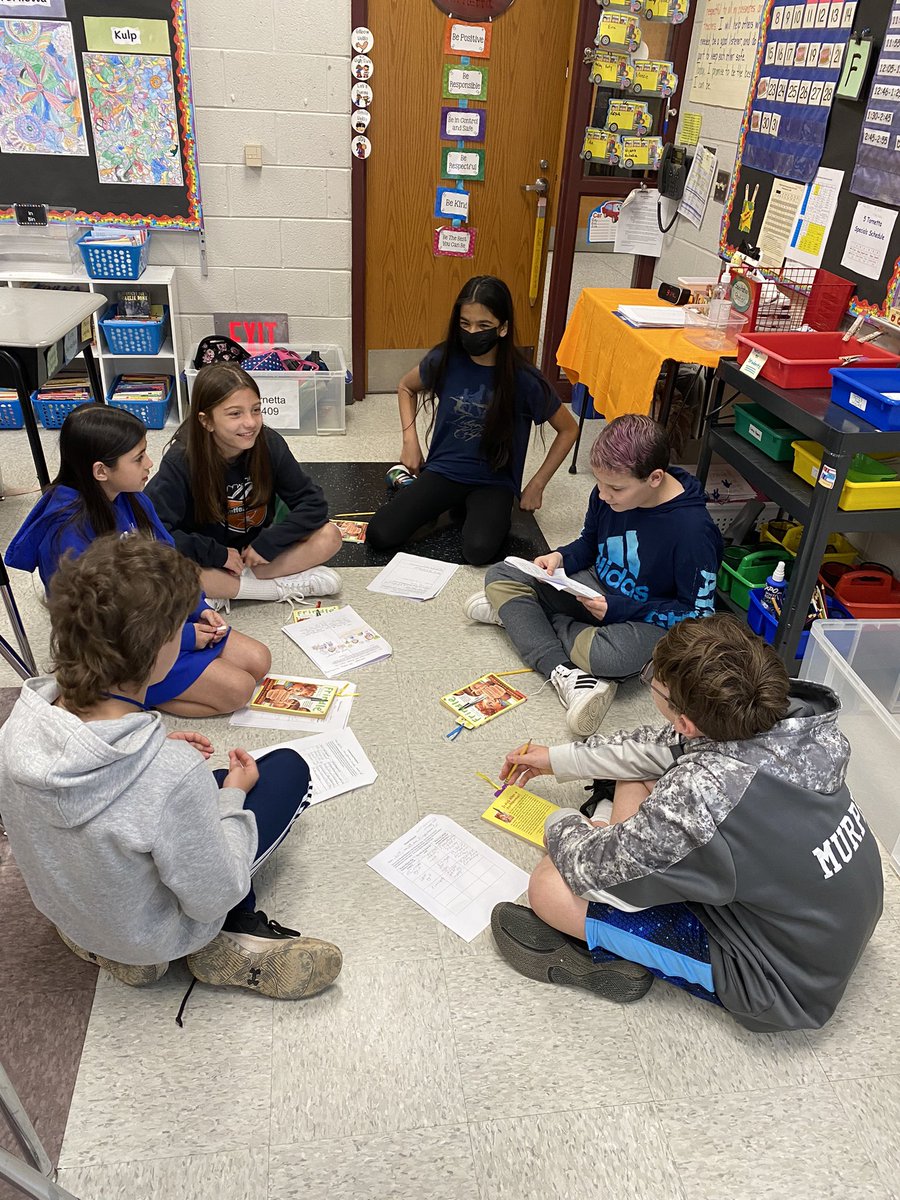 #5thgrade is enjoying their Lit Circles📚📖 I heard some great conversations about the books they’re reading. <a href="/Methacton/">Methacton Schools</a> <a href="/MethactonEA/">Methacton Teachers</a>