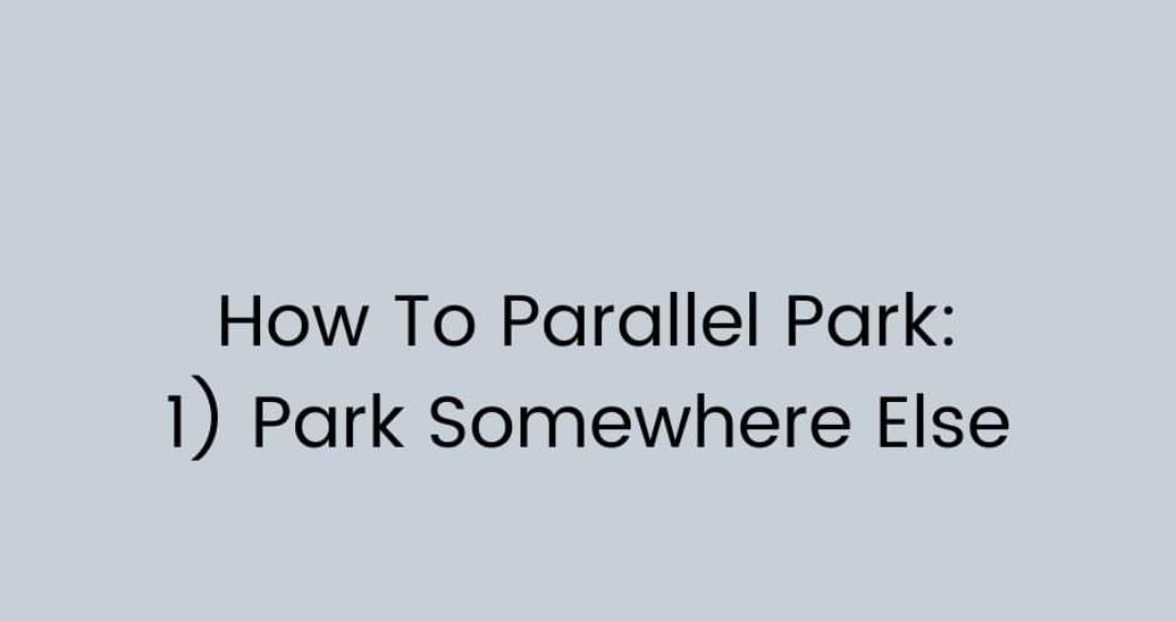 PeachyKeenNews's tweet photo. Your thoughts on parallel parking? https://t.co/5xXiF5FmS8