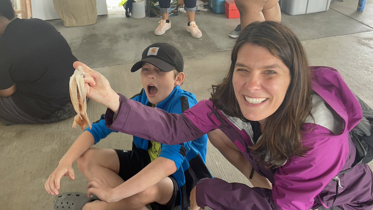 Squid dissection complete #carolinaoceanstudies #rainandall