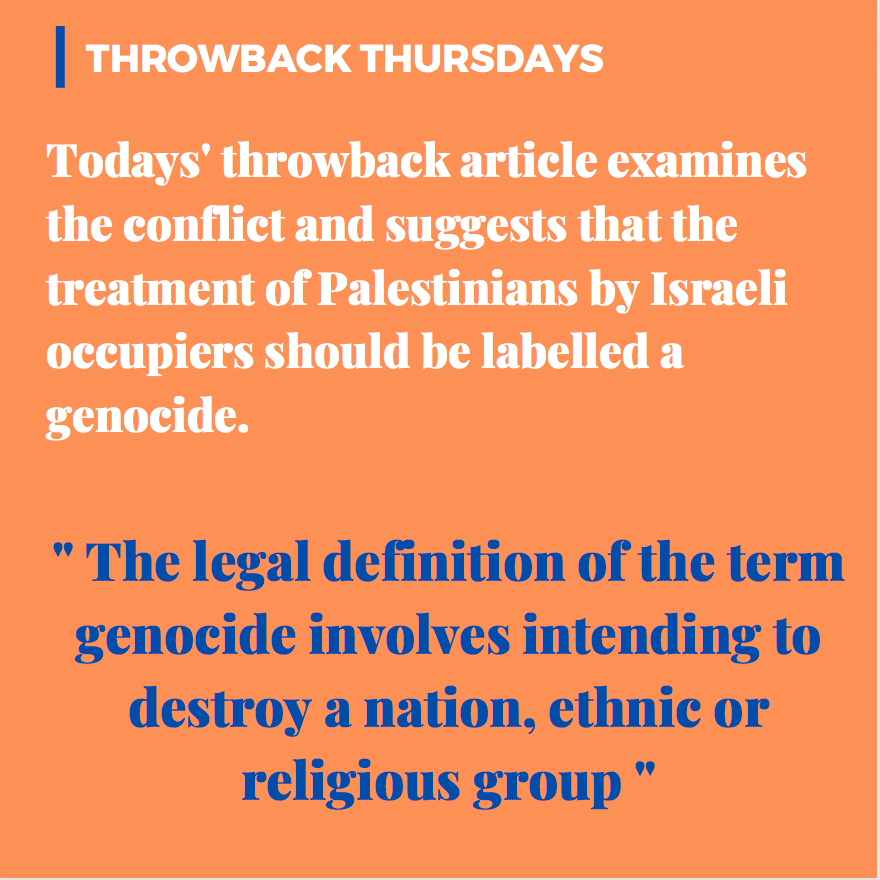 Today's throwback article by <a href="/sophiesiri/">sophie</a> is particularly poignant in light of the recent killing of an Al Jazeera reporter in Palestine. Read about it over on our website at: nowadays.org.uk/palestine-and-…