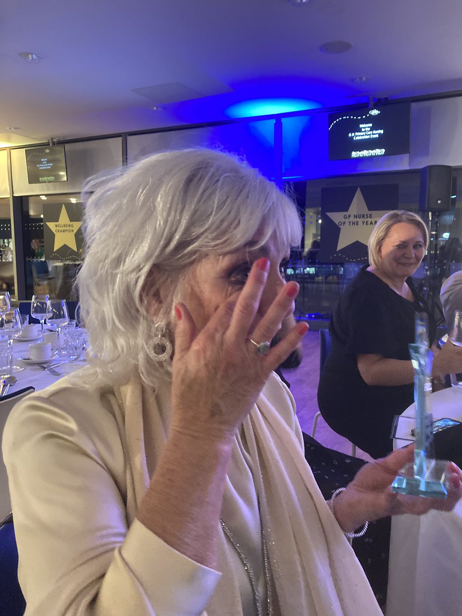TGPCT_Academy's tweet photo. Cathryn Butterworth another Tameside winner at the GM Primary Care Nurse Awards. Health Care Support Worker of the year. Tameside is an amazing place to work. Well done Cathryn. #winners https://t.co/HqeuZgchtV