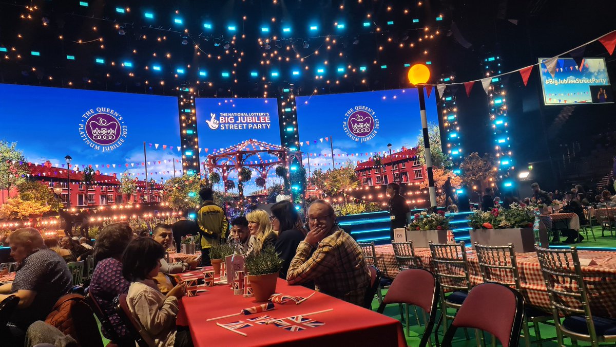 #bigjubileestreetparty Some of our volunteers are celebrating at the National Lottery Big Jubilee Street Party tonight!