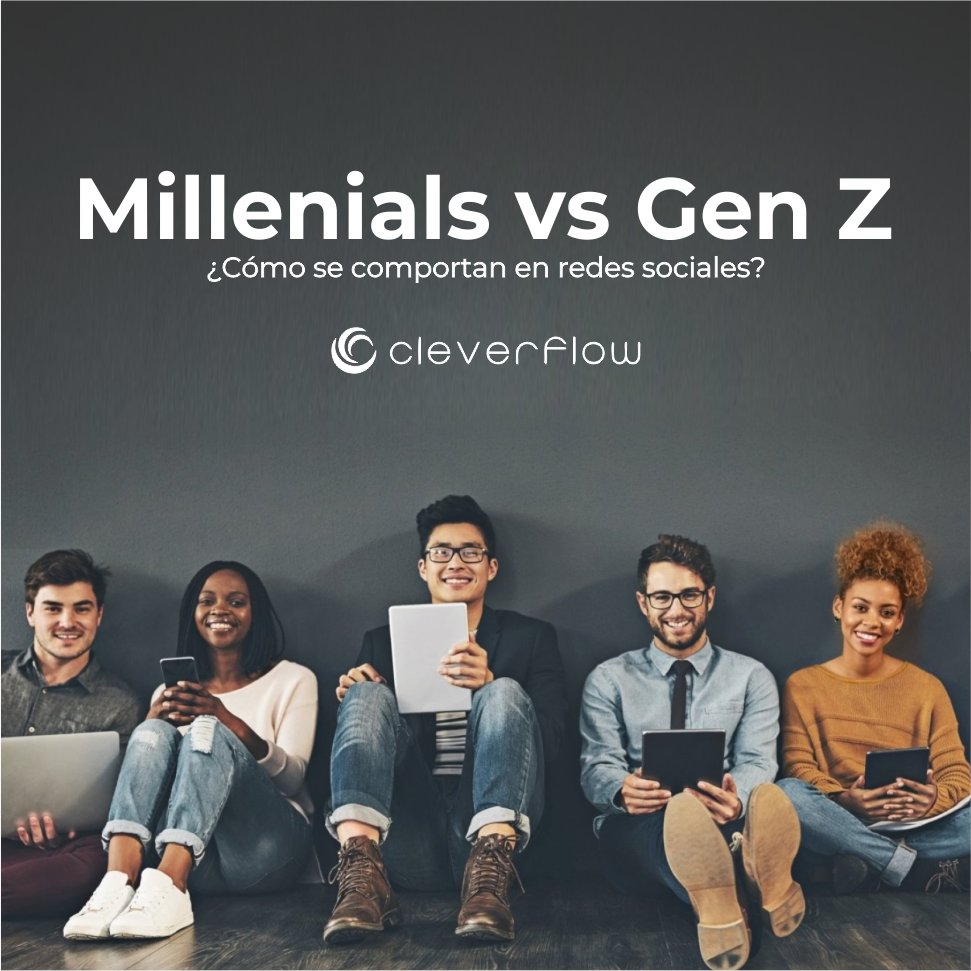 cleverflow_mx's tweet photo. Conocer el comportamiento de los #Millennials  y la #GeneraciónZ en redes sociales es importante para tu estrategia de Social Media. Aquí te platicamos la dinámica de los dos mundos👇

https://t.co/YkR3ROLk64 https://t.co/QGWQK9nTKe