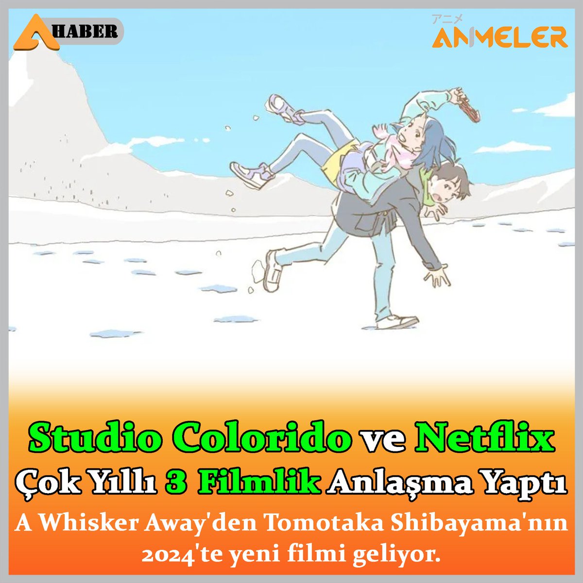 Studio Colorido ve Netflix 3 filmlik çok yıllı anlaşma yaptı.

Ayrıntılar için 👉👉 animeler.net