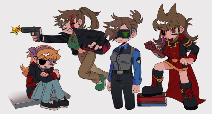尝试了勾线 #eddsworld #eddsworldfanart 