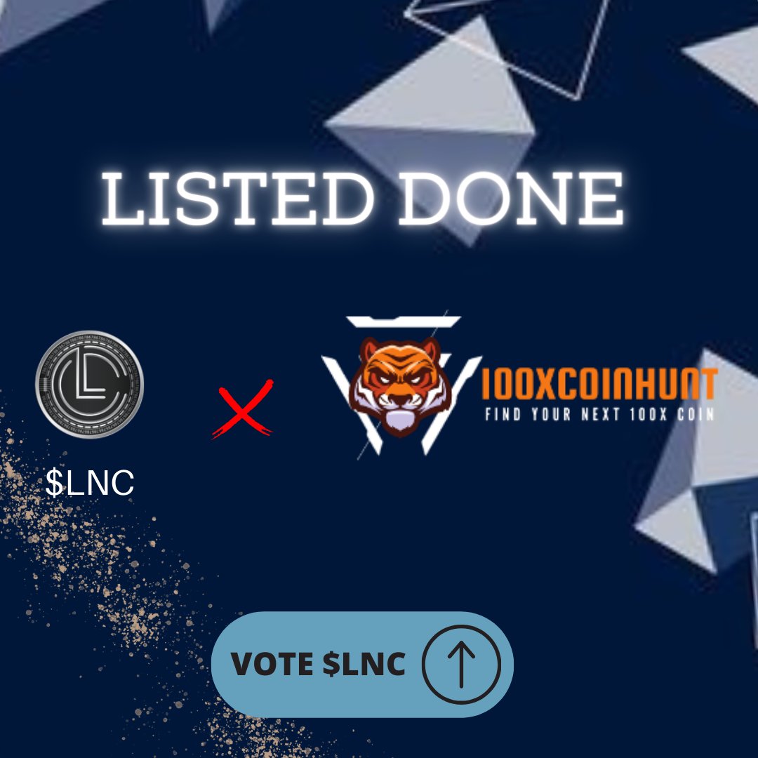 Vote for us on 
<a href="/100xcoinhunt/">100x</a>

 for 
<a href="/LINCOINLNC/">LinCoin - LNC (We're Hiring)</a>

 please 🔥

100xcoinhunt.com/coin/LinCoin

#BSC #BNB #DEFI #100xcoinhunt #metaverse #gaming
