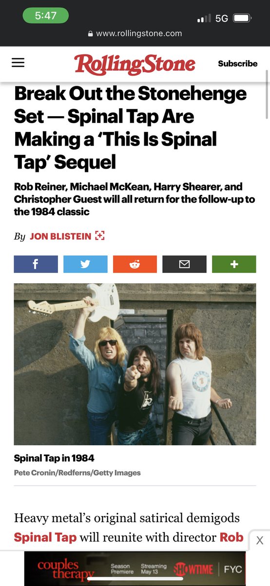NorthShoreComic's tweet photo. @theharryshearer @MJMcKean @robreiner thank you for this. I cannot wait to see Taps return. Love you guys and all the humor,fun and beauty you have all brought into the world. https://t.co/bofHqTeFk5