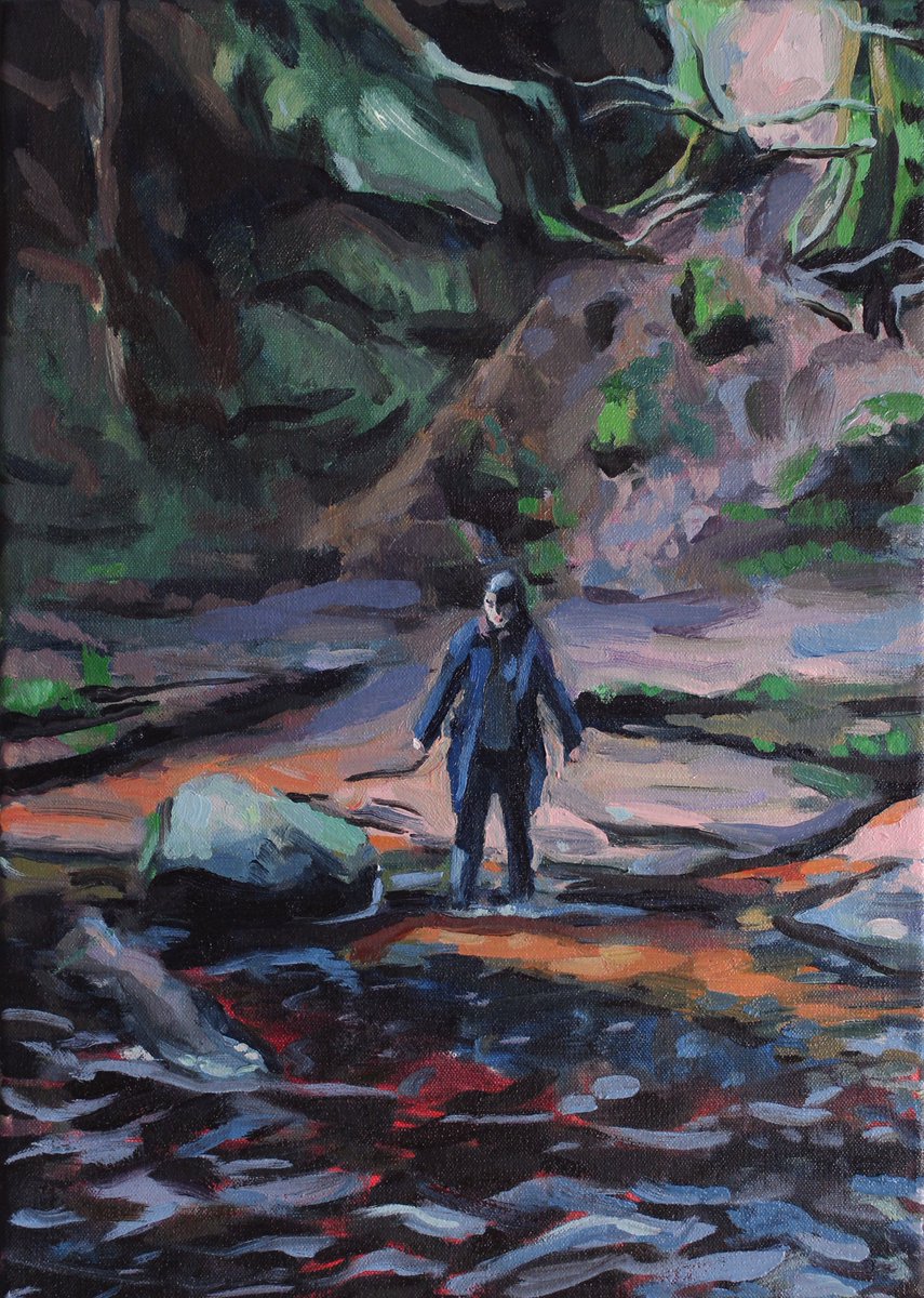 ThomasCameron's tweet photo. The Devil's Pulpit
Oil on canvas, 42x30cm
#thomascameron #oilpainting #devilspulpit #Glasgow https://t.co/LDlk1VlNZ1