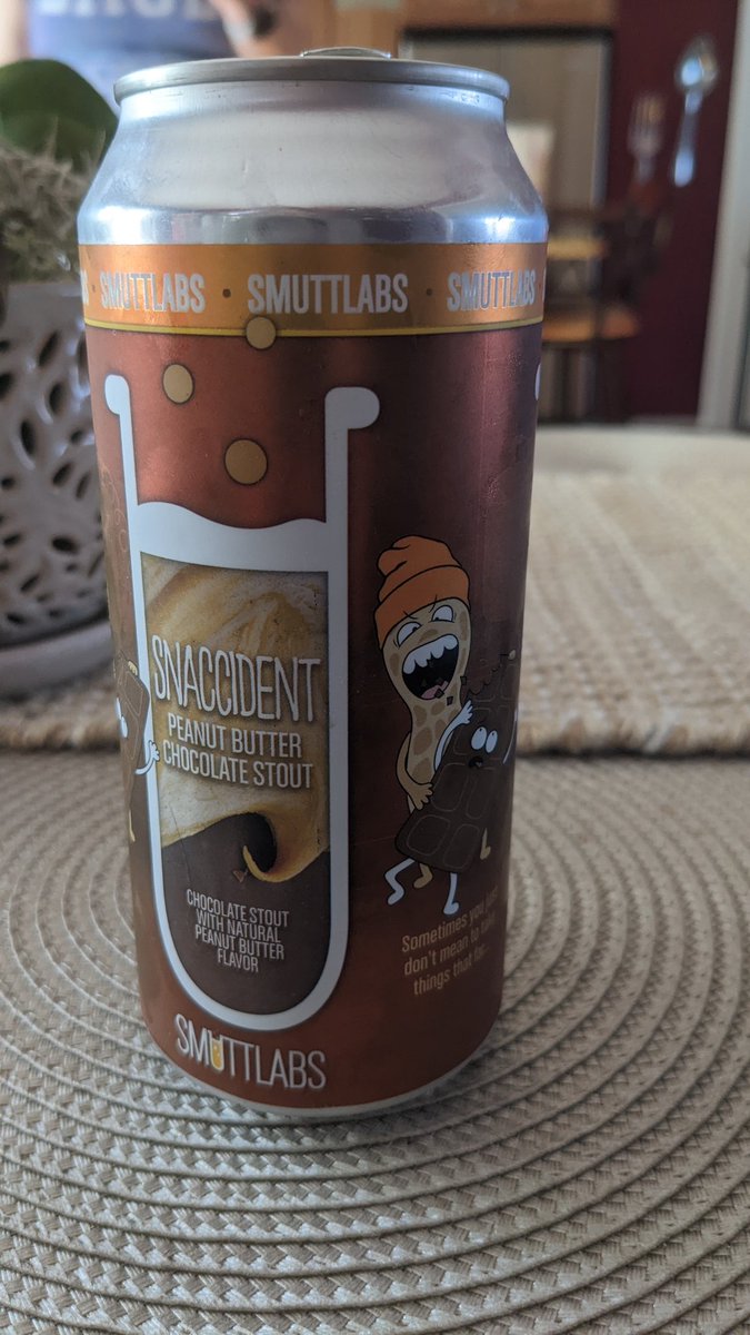 IBurntToazt's tweet photo. No matter how many times I'm let down by PB Chocolate Stouts I continue trying them... and that dedication has finally paid off! Delicious and highly recommended, both in taste and name! @SmuttlabsBeer Kudos on the #Snaccident #MyWifeKeepsStealingSips https://t.co/Bxb1nEipTv