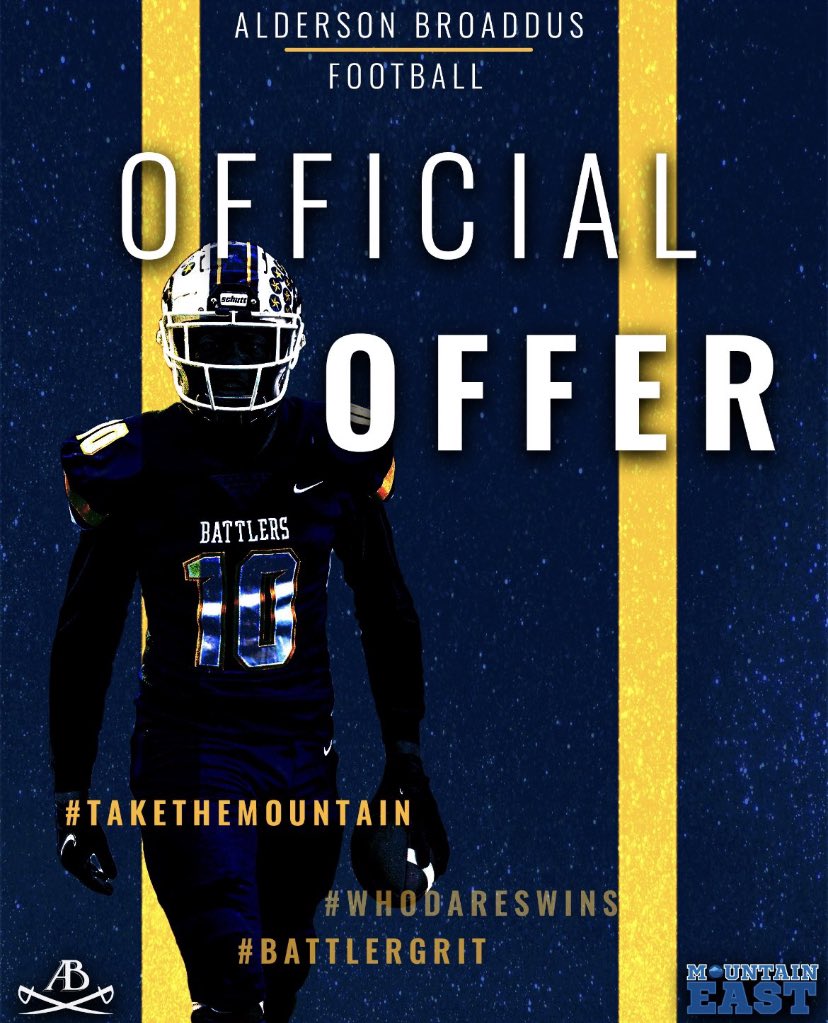 wisecup_roman's tweet photo. I am beyond blessed to be given an offer from @ABFootball thank you so much @CoachEverhart for this awesome opportunity. Go Battlers!!!!       @PVBearcatsFball https://t.co/2j1PhCzzvy