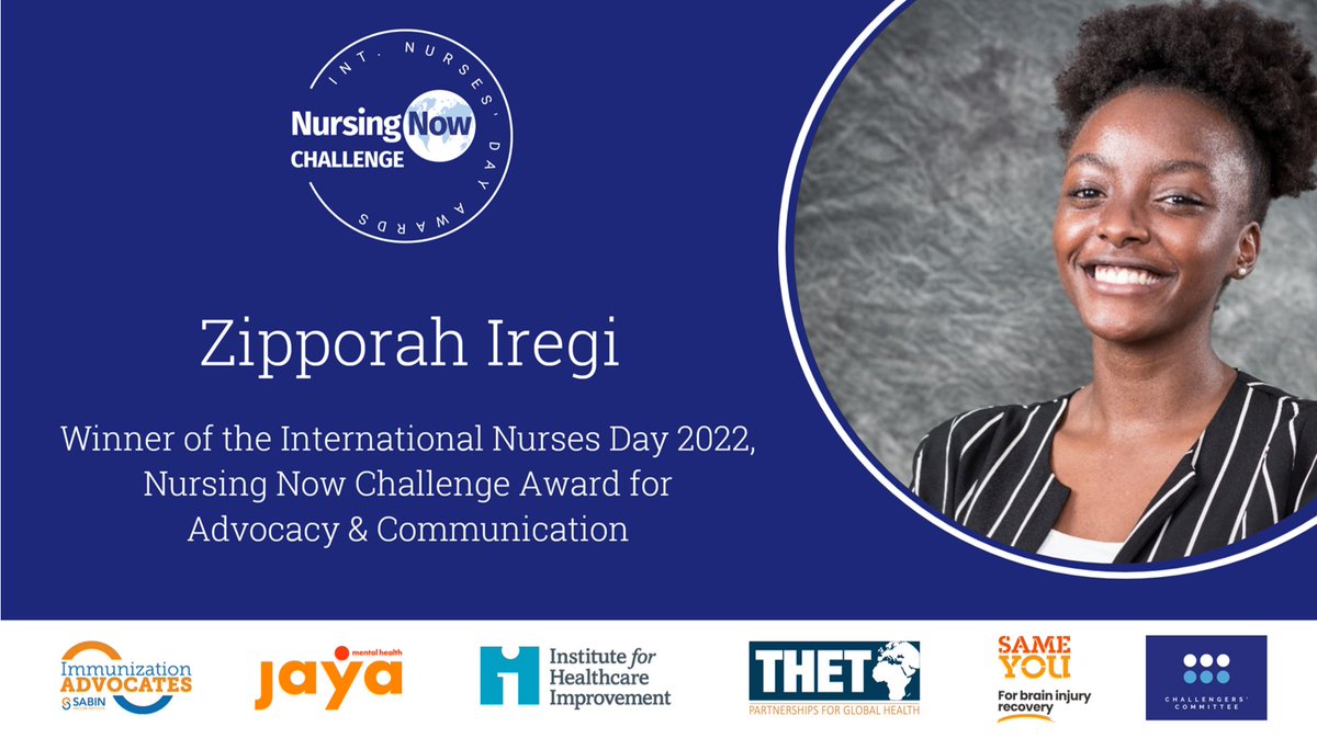 Another Kenyan #nurse @ZipporahIregi wins #NursingNowChallenge. Congratulations.
#NursesDay #nurses