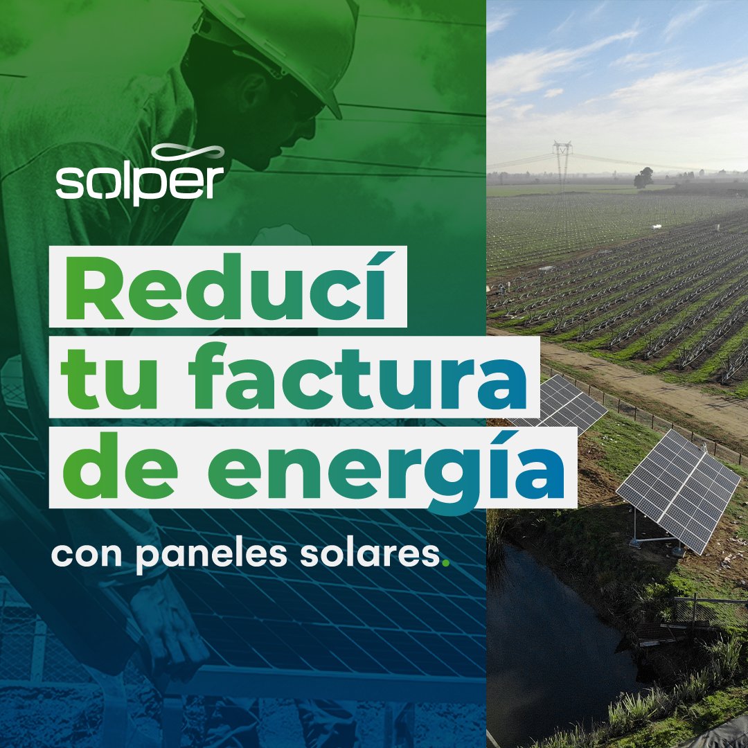 GSolper's tweet photo. Con paneles solares podés ahorrar de dos maneras:
1) Reduciendo tu uso de energía eléctrica y devolviendo el excedente a la red♻️
2) Instalando un sistema solar independiente de la red que te permita autosustentarte☀️

#panelessolares  #ahorroenergetico #eficienciaenergetica https://t.co/yO0edMEOcW