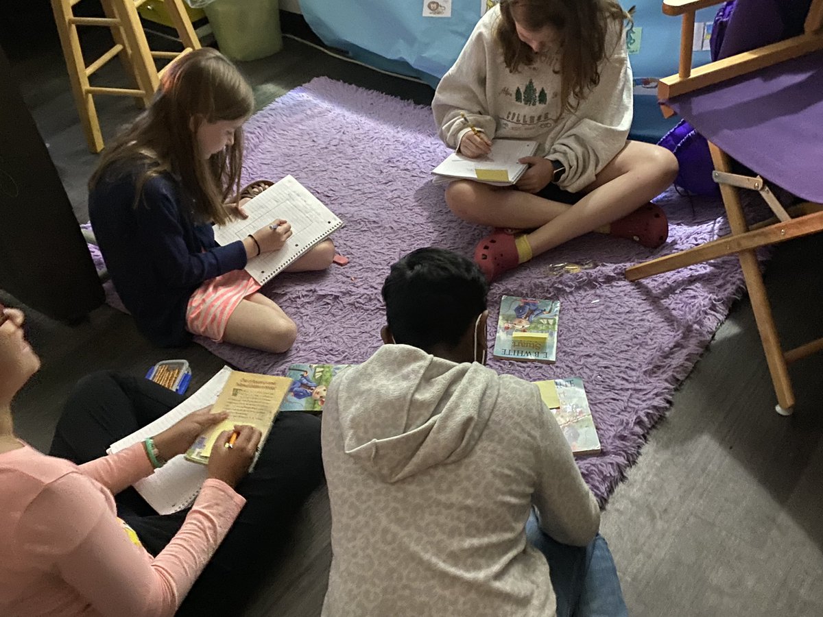 StarnesScholars's tweet photo. Excitement is 🔛!!
Book clubs have started! 📚 I can’t wait to see all the places they go in their stories! 💜💜
@gheeagles #4thgradeROCKS #bookclubTIME https://t.co/dNUC3ZQkgx