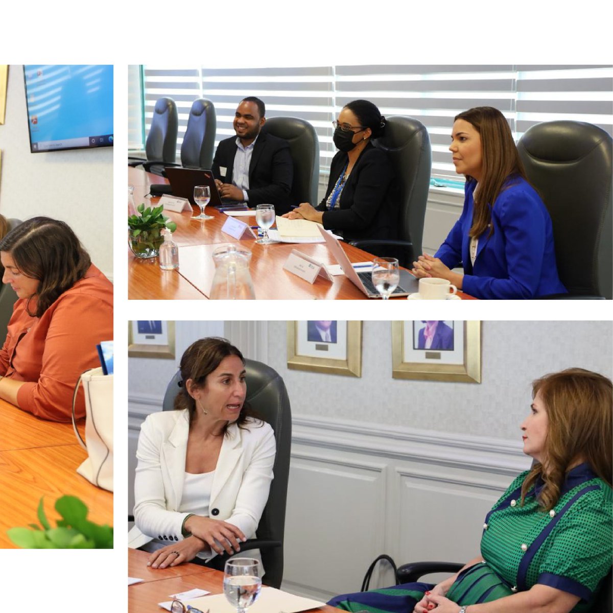 ANJE_RD's tweet photo. Nuestra directora ejecutiva, @SolDisla, participó en un encuentro con Olga Baus Gibert, jefa de Sección de Cooperación Regional de la Unión Europea, con el fin de explorar y evaluar mecanismos para continuar fomentado el apoyo y https://t.co/T8vt0FGWgU