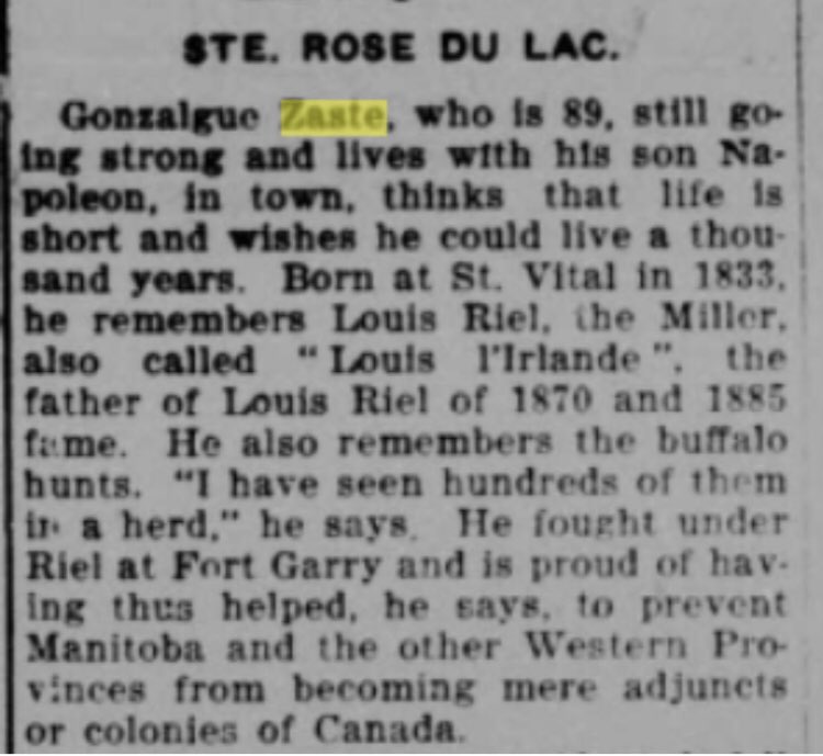 BrentEpp's tweet photo. #RedRiverMetis #ManitobaDay I’m proud of the role my ancestors played in Manitoba joining Canada as a province. This is my 3rd Great Grandfather interviewed in 1922! https://t.co/3VeSgIbABX