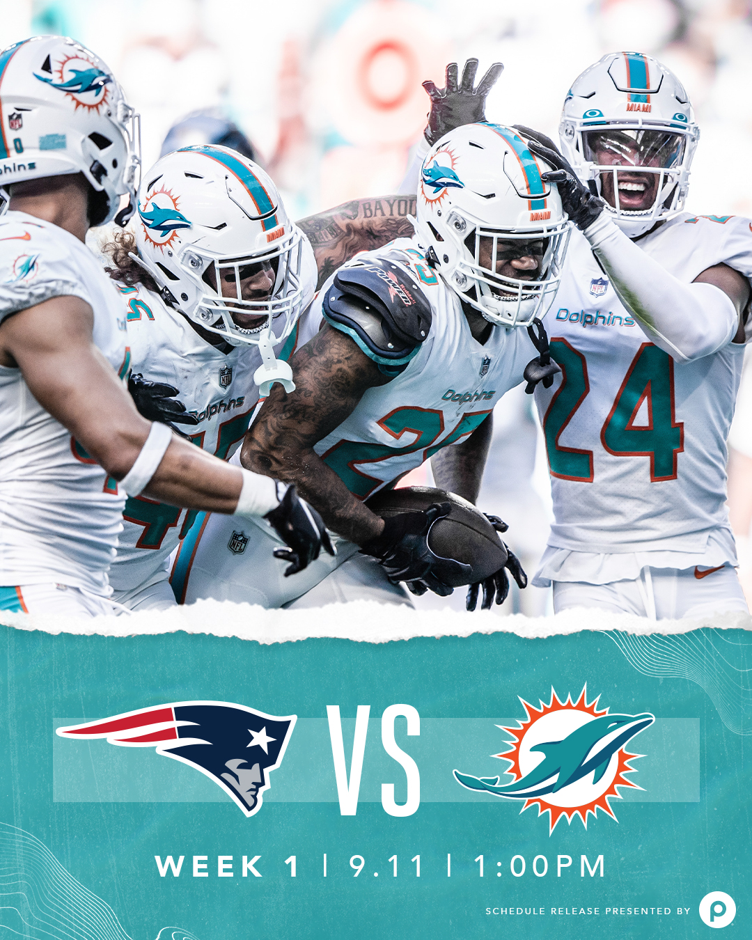 Miami Dolphins on X: 'Our home opener is set. 